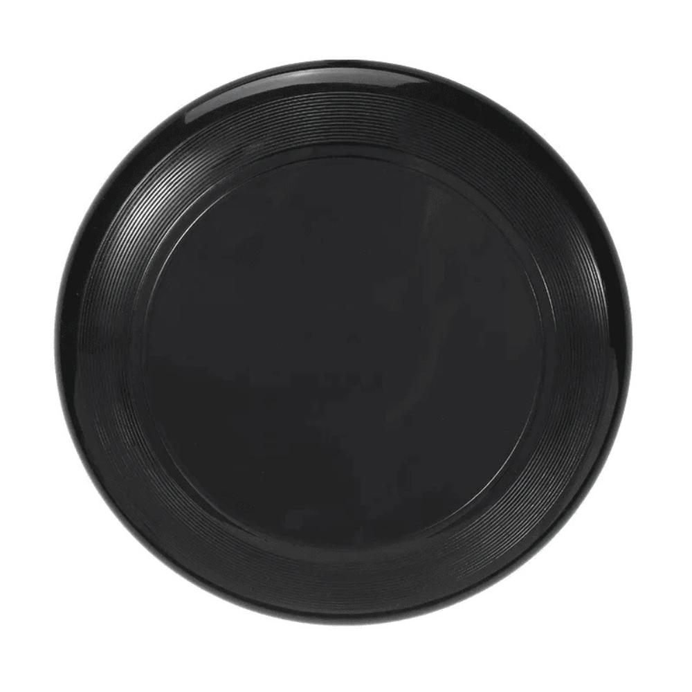 Wikz WindRider Aero frisbee i sort, vist på hvid baggrund